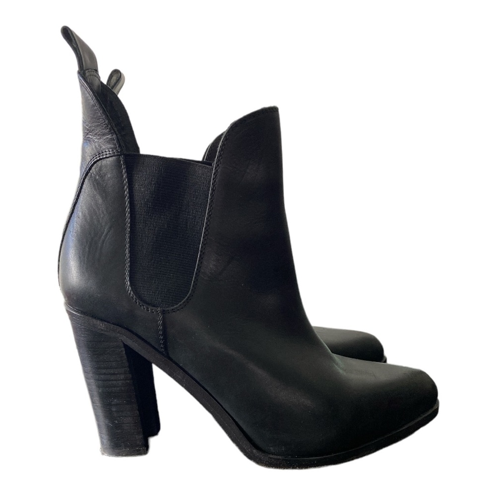 Rag & Bone Stanton Leather Chelsea Boot in Black Size 39.5/9.5